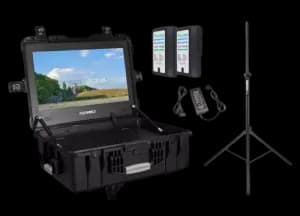 Monitorset mit Akku & Stativ